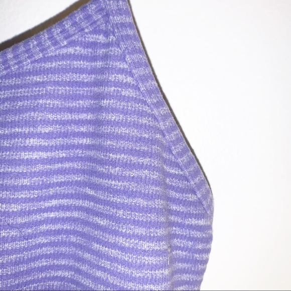 Lululemon Purple Stripe Power Y Tank - Picture 4 of 10